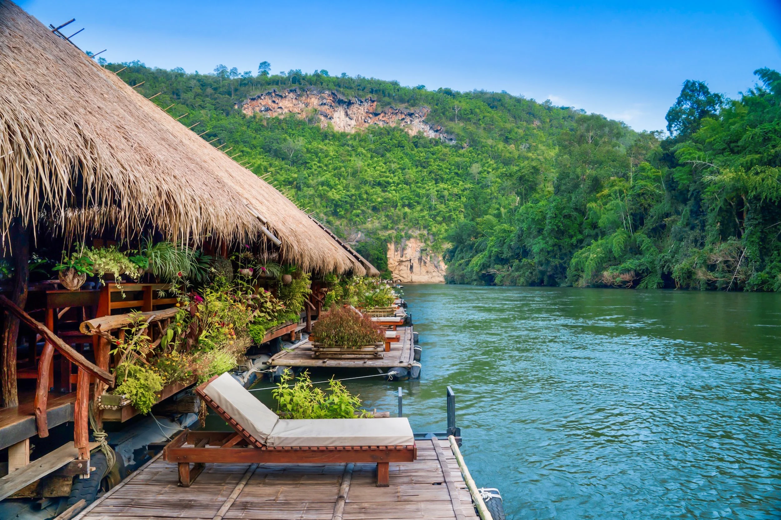 No WiFi. No electricity. Would you still go? 100% Pure Nature. Total digital detox at River Kwai Jungle Rafts
