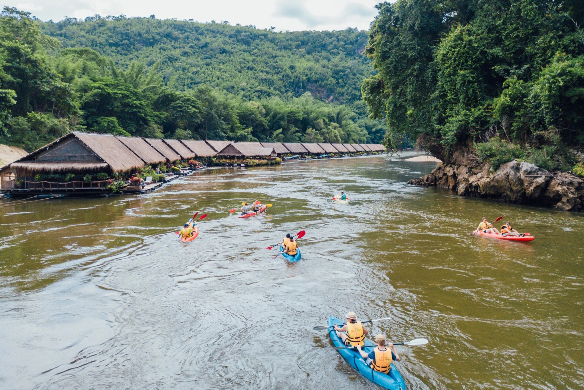 No WiFi. No electricity. Would you still go? 100% Pure Nature. Total digital detox at River Kwai Jungle Rafts