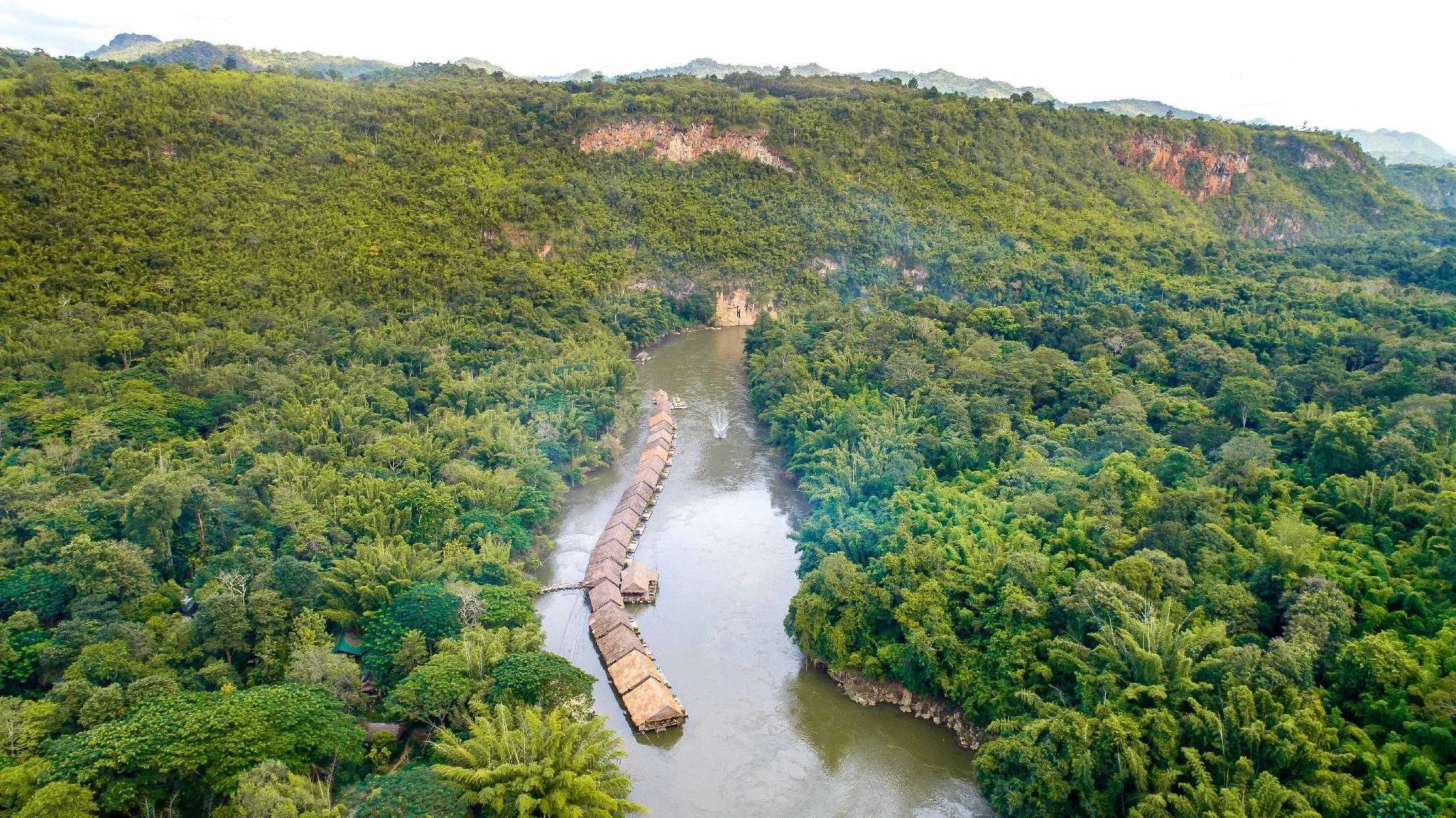 No WiFi. No electricity. Would you still go? 100% Pure Nature. Total digital detox at River Kwai Jungle Rafts