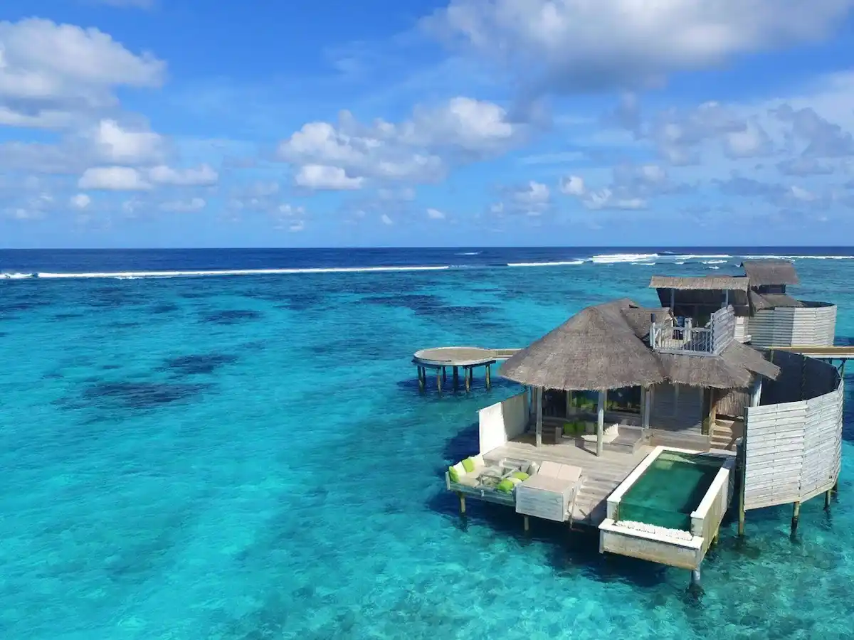 Savor Sunset Bliss: Your 7 Night Retreat at Six Senses Laamu awaits, with Half Board Delights for £3899 