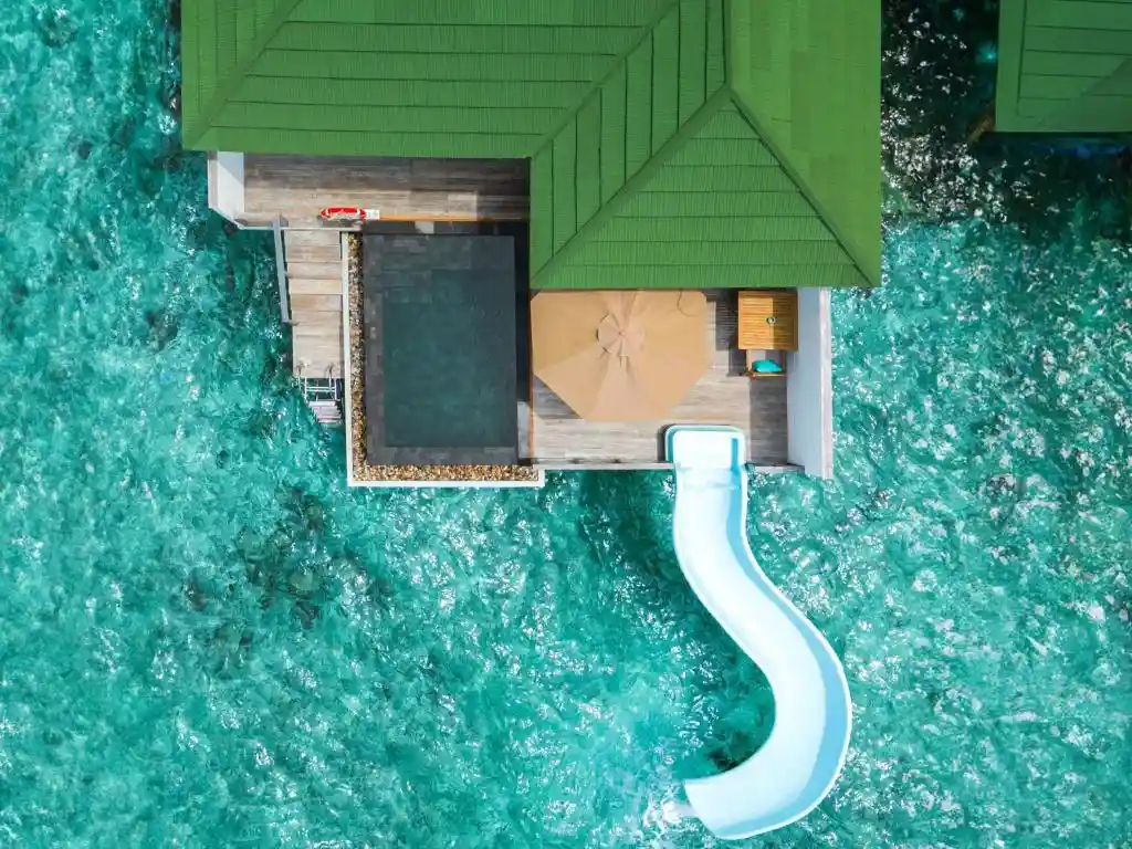 Exclusive Dronegraphy Adventure with Free Upgrade to Lagoon Villa Pool & Slide W/flight & Transfers £2699pp