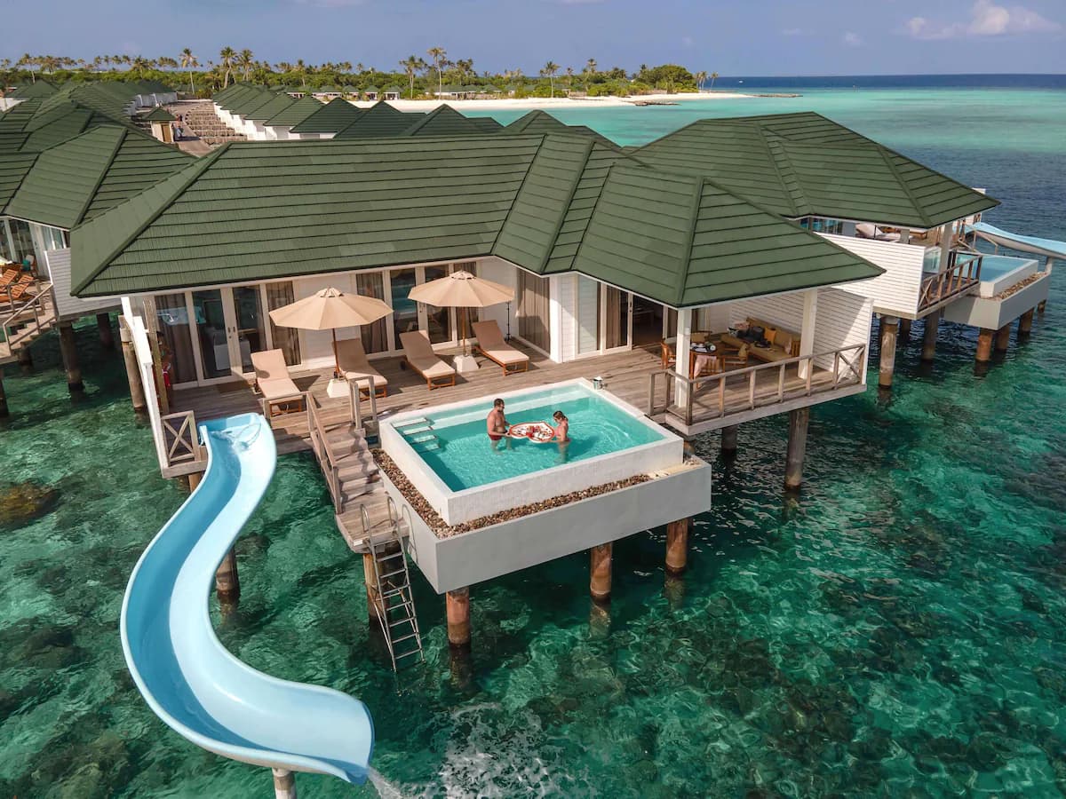 Romantic Maldives getaway with Luxury Siyam World Lagoon Villa with Pool & Slide just in 4555Per Couple