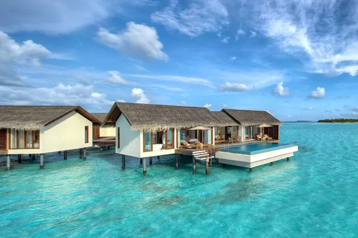 10 nights in Luxury Beach Lagoon Pool Villa || Maldives + Dubai
