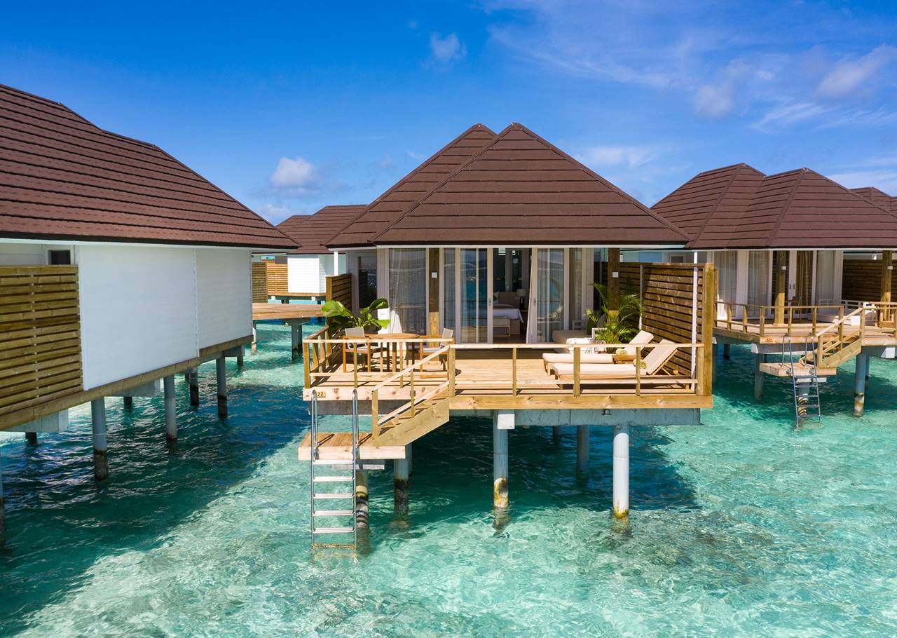 Escape to Sun Siyam Olhuveli Maldives: 7 Nights All Inclusive Stay in Grand Water Villa, w/flights and transfers