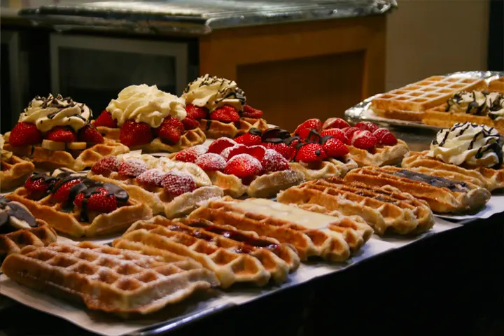 4. Belgian Waffles (Belgium)