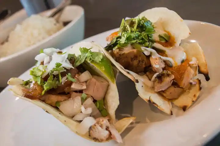 3.	Butter Chicken Tacos 