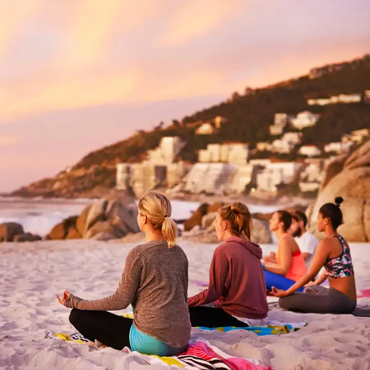 Do Beach Yoga or Meditation