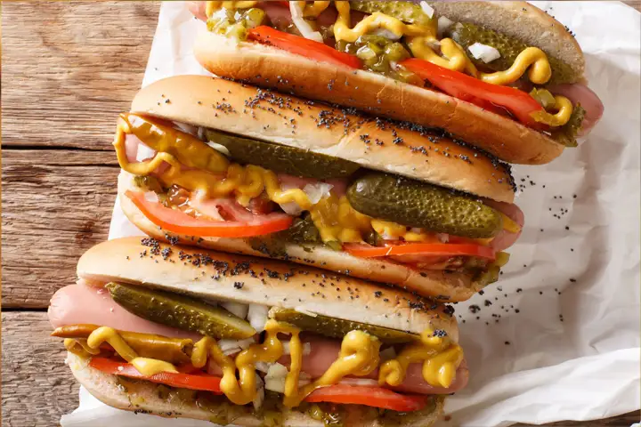 3. HOT DOGS