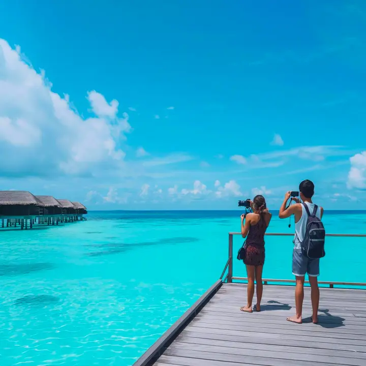 Sunset cruising in the Maldives