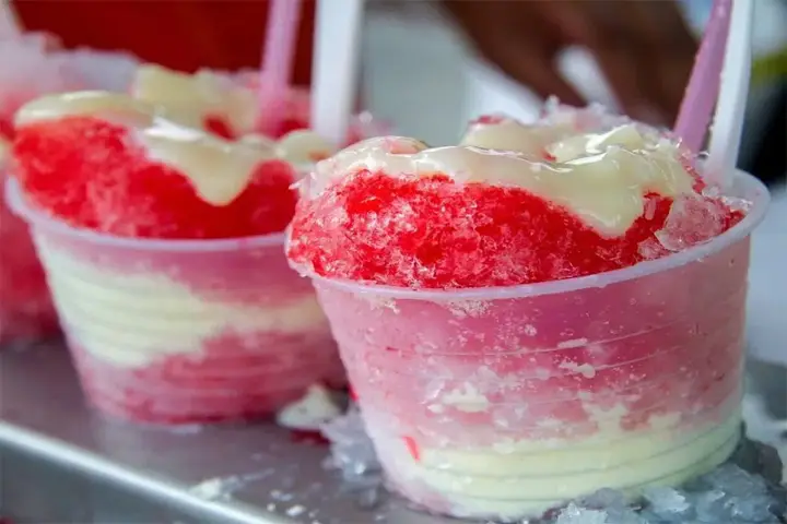 1.	Shaved ice