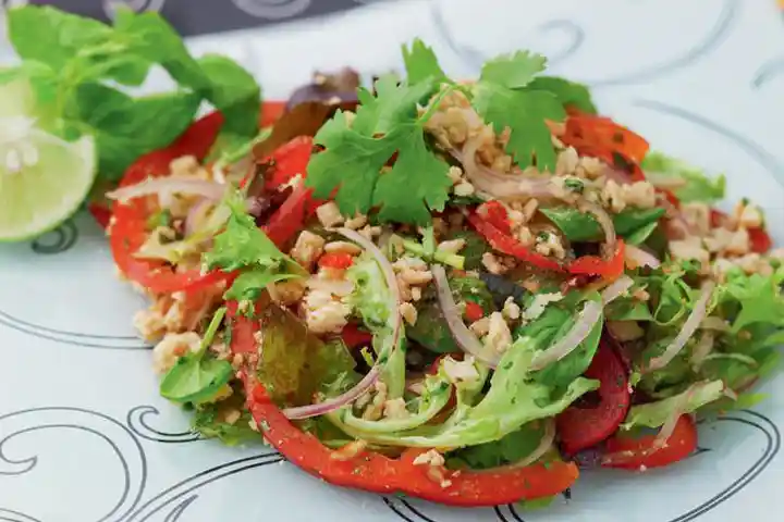 3. Spicy Mince Salad